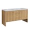 James Martin Vanities Hudson 60in Double Vanity, Light Natural Oak w/ 3 CM Carrara Marble Top 435-V60D-LNO-3CAR - alternate 6